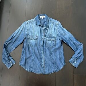 Cloth & Stone Blue Chambray Shirt